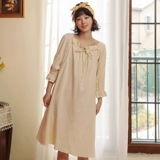 Осенняя пижама, юбка, хлопковый милый лонгслив для принцессы, свободный крой