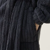 Бархатный демисезонный длинный банный халат, пижама, зимний комплект, увеличенная толщина