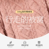 Зимняя коралловая бархатная утепленная пижама, осенний комплект, коллекция 2022, осенняя