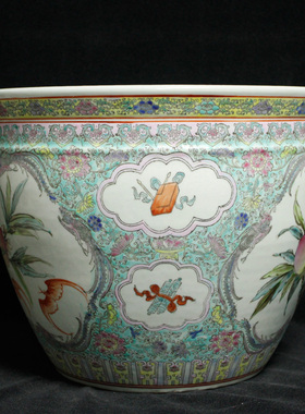 景德镇陶瓷器鱼缸中式庭院特大