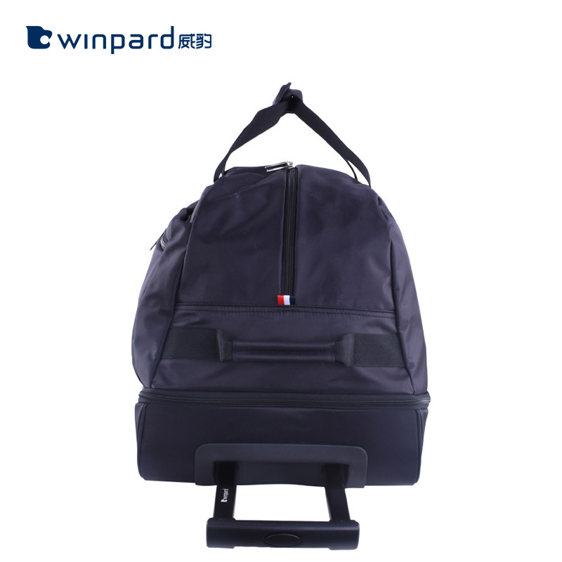 威豹女大容量折叠拉杆包男手提袋 winpard威豹森象旅行袋