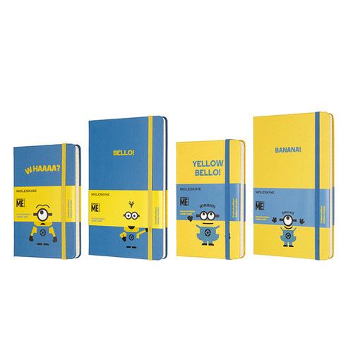 Moleskine x Minions神偷奶爸小黄人联名限量版笔记本记事本手账 - 图3