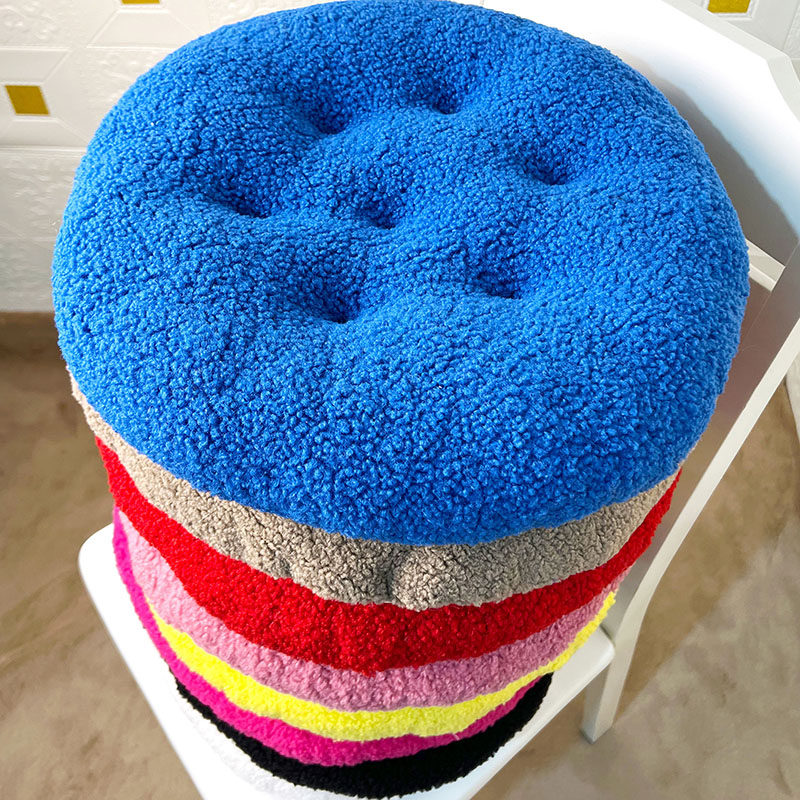 冬季加厚毛绒椅子垫办公家用坐垫圆形防滑学生教室坐垫多功能椅垫,淘宝优惠券,粉丝福利购,淘宝优惠卷