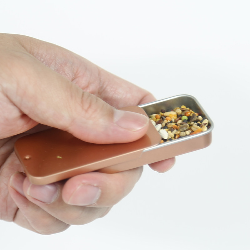 训鸟食盒训鸟食罐鹦鹉训练道具奖励零食玩具黄铜喂食虫盒专用工具,淘宝优惠券,粉丝福利购,淘宝优惠卷