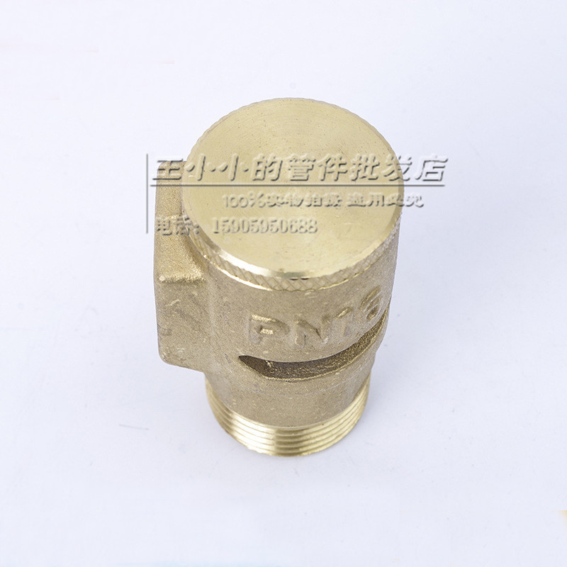 全铜真空破坏阀 消防管道外丝螺纹丝口吸气阀 排压负压排气消除器 - 图0