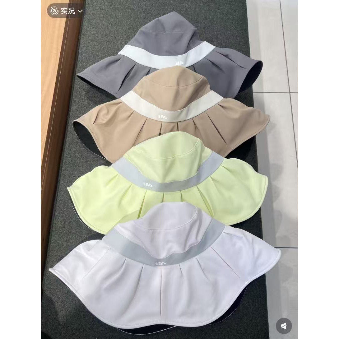Banana shell fisherman hat velvet vinyl sun protection large brim women's anti-UV sun visor BM507