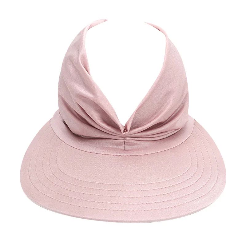 Foldable Summer Beach Hat Big Visor Sun Hats for Women Summe - 图3