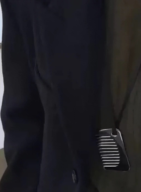 向日葵欧尼同款项链银色梳子吊坠设计感轻奢夸张个性毛衣链包挂件