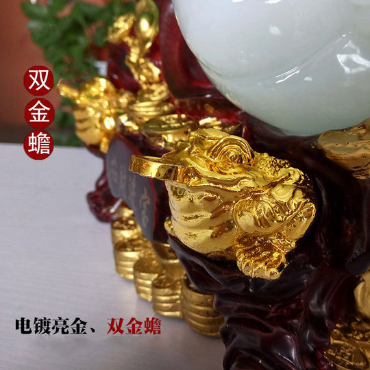 Wine Cabinet Entrance Lucky Jade Cabbage Ornament Opening Gift