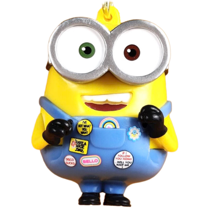 小黄人钥匙扣 正版授权 MINIONS模型挂件神偷奶爸大眼萌公仔饰品 - 图3