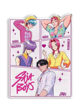 猎魔女团亚克力鞋花 Kpop Demon Hunters 周边创意洞洞鞋装饰配件