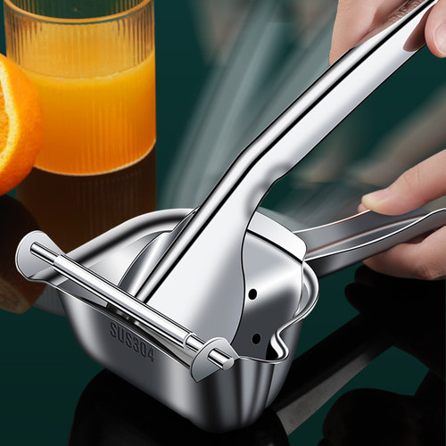 手动榨汁器甘蔗榨汁机石榴柠檬榨汁器橙子压汁器小型挤压橙汁神器-图0