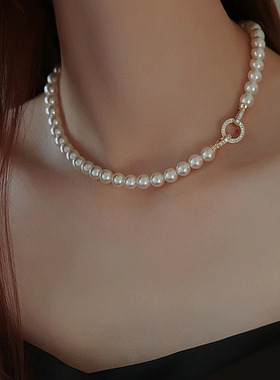 轻奢高级感天然珍珠项链