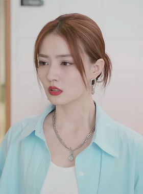 官方正品徐璐同款女王头像双层叠戴项链女时尚百搭轻奢高级