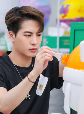 官方气球狗钛钢情侣项链