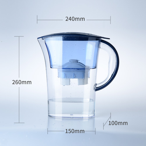 家用净水壶直饮净水器除菌去垢便携厨房自来水过滤水壶过滤芯2.5L-图1