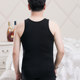 Summer men's pure cotton vest loose grandpa t-shirt