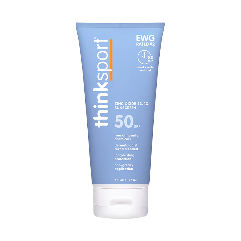 【家庭装】Thinksport成人户外运动防晒霜物理防晒乳SPF50＋177ml - 图1