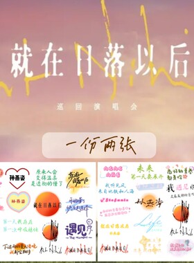 孙燕姿就在日落以后演唱会同款拉