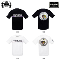 Thai imports TKB Thai boxing Boxing Fight for leisure short sleeves men and women clothes sports Gou round collar training