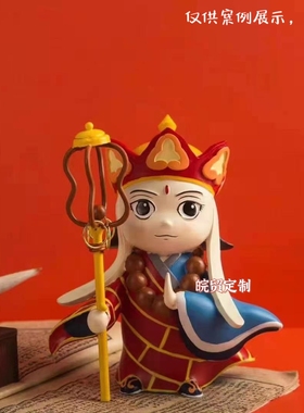 卡通吉祥物公仔盲盒送礼摆件定制