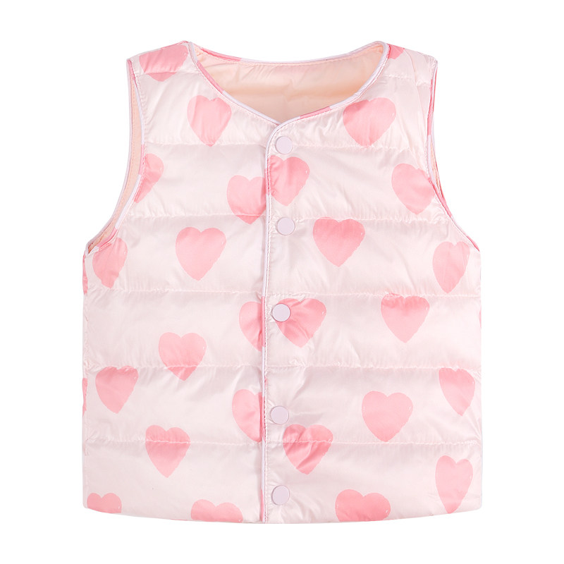 儿童羽绒马甲90白鸭绒洋气冬装男童女童轻薄保暖内胆宝宝羽绒背心,淘宝优惠券,粉丝福利购,淘宝优惠卷