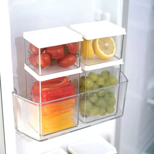 Корейский приобретенная коробка для хранения холодильника, фрукты и овощи, фрукты и овощи, замороженные уплотнительные баки, свежая коробка для уплотнения