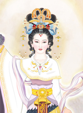 中堂画带对联可定制改字