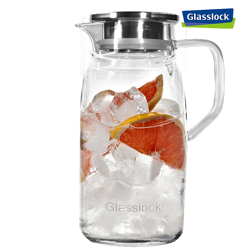 glasslock开水壶耐高温耐热玻璃水壶家用大容量凉茶壶冷水壶套装