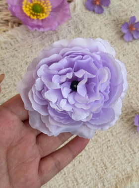 紫色混搭仿真花DIY材料包
