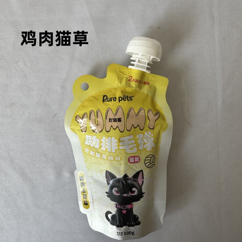 皮派吖咪酱成幼猫咪猫条零食湿粮包鲜封包拌饭罐头100g*10包 整盒 - 图3