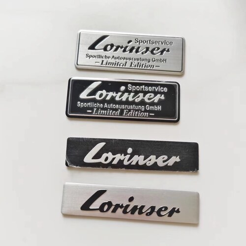 适用奔驰改装凯森Csrlsson劳伦斯Lorinser车标尾标贴侧标车身贴标 - 图1
