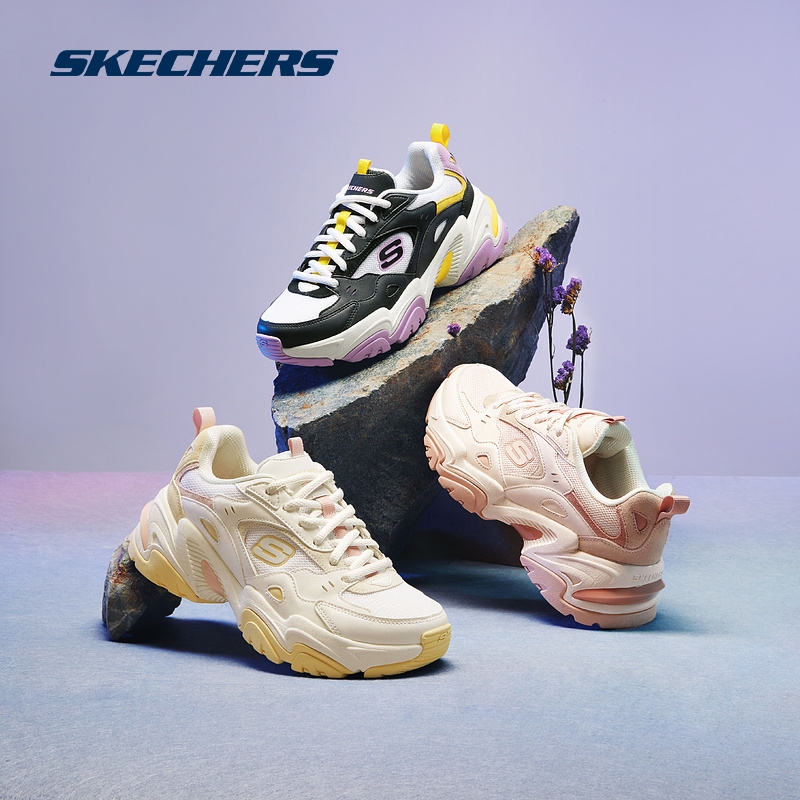 skechers 斯凯奇正品奥莱 春季女子马卡龙机甲鞋时尚厚底老爹鞋_skechers品牌工厂店_运动鞋new-第3张图片-提都小院
