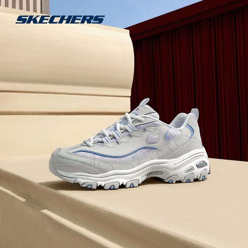 斯凯奇官方outlets女士时尚绑带运动鞋经典厚底潮流百搭老爹鞋 - 图3