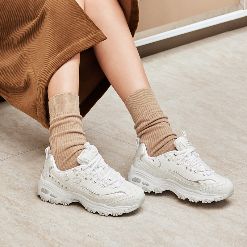 Skechers斯凯奇正品女鞋复古老爹鞋舒适休闲时尚运动鞋,淘宝优惠券,粉丝福利购,淘宝优惠卷
