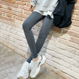 Осенние хлопковые леггинсы, тонкие штаны, термобелье, 2020