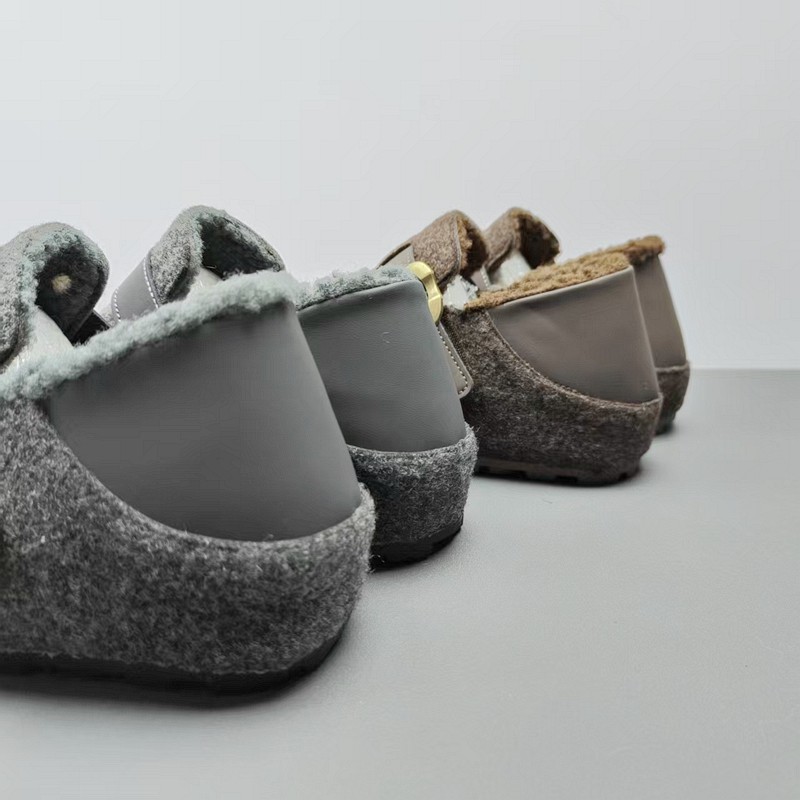 加绒深口棉鞋女鞋平跟皮带扣加绒勃肯鞋舒适厚底百搭一脚蹬女棉鞋,淘宝优惠券,粉丝福利购,淘宝优惠卷