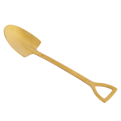 Креативная милая золотая ложка из нержавеющей стали, нержавеющая сталь AISI 304, популярно в интернете