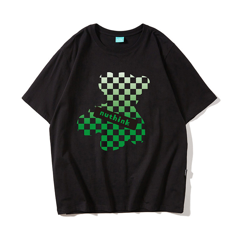 nuthink欧美国潮大码短袖男t恤 nuthink男装T恤