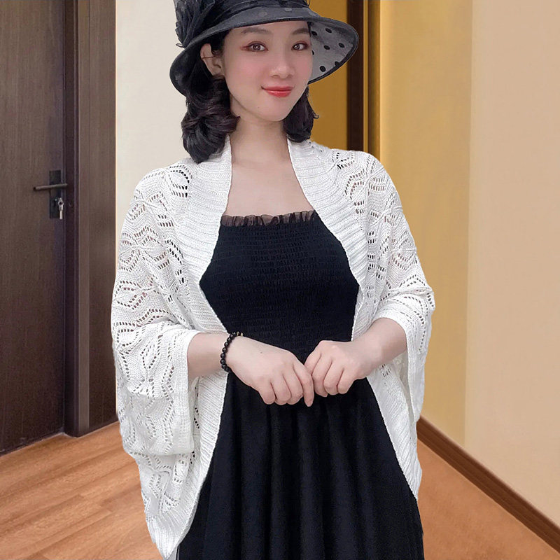 春季冰丝针织衫开衫披肩女夏薄款小坎肩外套防晒罩衫短款上衣外搭,淘宝优惠券,粉丝福利购,淘宝优惠卷