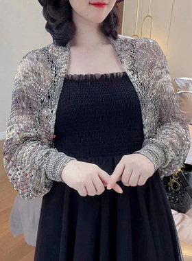 春秋夏季针织韩版女镂空披肩装饰