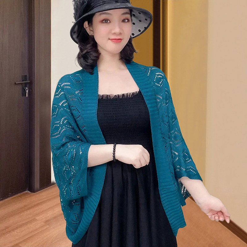 春季冰丝针织衫开衫披肩女夏薄款小坎肩外套防晒罩衫短款上衣外搭,淘宝优惠券,粉丝福利购,淘宝优惠卷