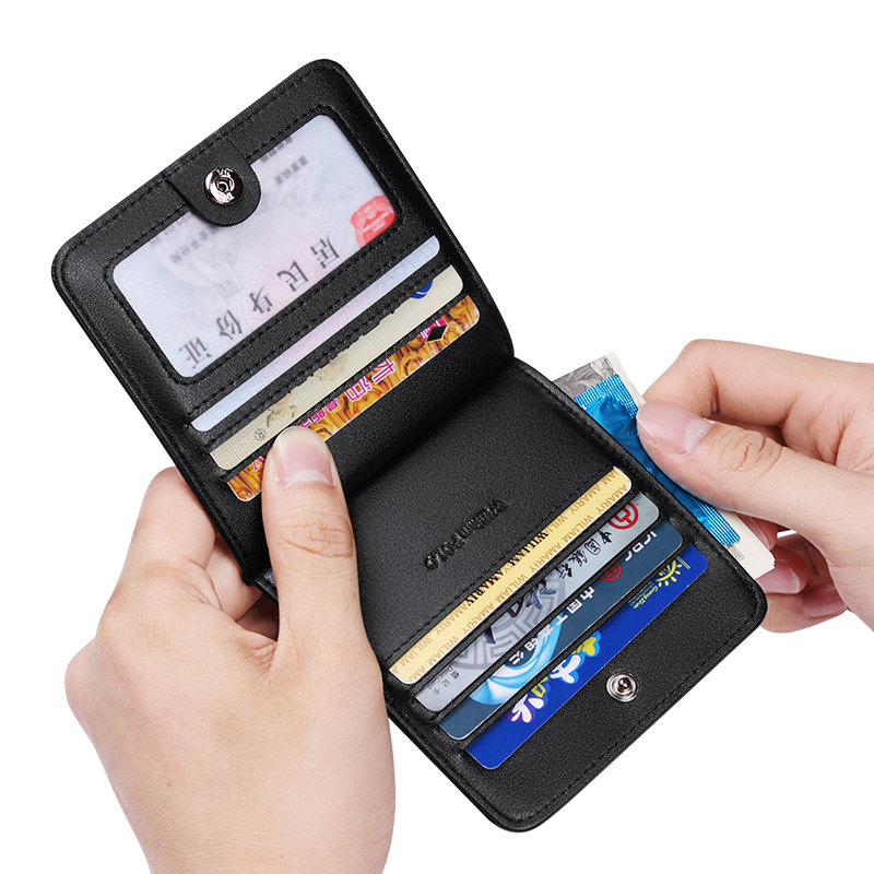 英皇保罗真皮卡包男多卡位超薄钱包 williampolo宇硕卡包