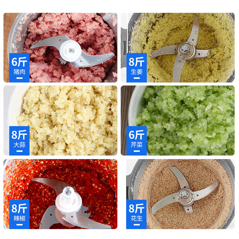 德国品牌新款大功率家用商用绞肉机1800w肉泥机大容量搅菜辣椒酱