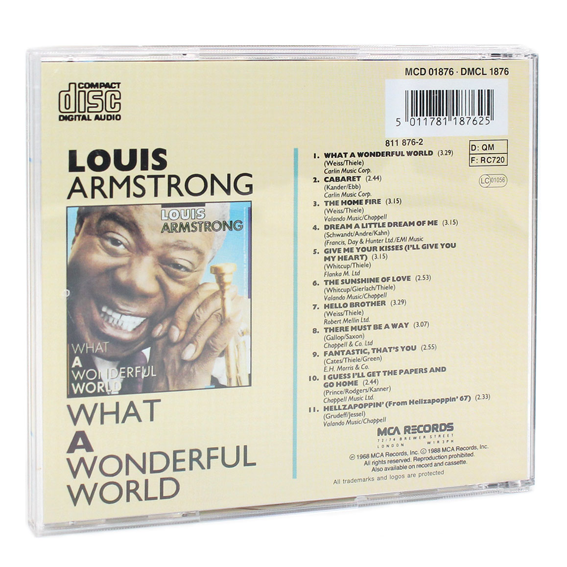 爵士天碟 Louis Armstrong WHAT A WONDERFUL WORLD 阿姆斯特朗CD - 图1