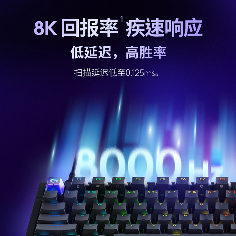 罗技G316电竞版8K客制化游戏键盘98配列定制化电竞有线游戏RGB - 图2