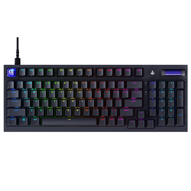 罗技G316电竞版8K客制化游戏键盘98配列定制化电竞有线游戏RGB - 图0