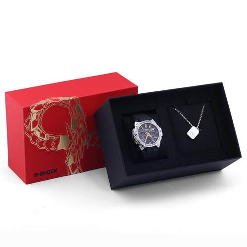 【蛇年限定】卡西欧50周年 GSHOCK钢铁之心光能蓝牙手表 GST-B400 - 图0