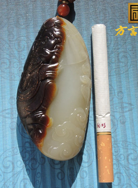 方言和田玉特惠仅仅皮白玉籽料