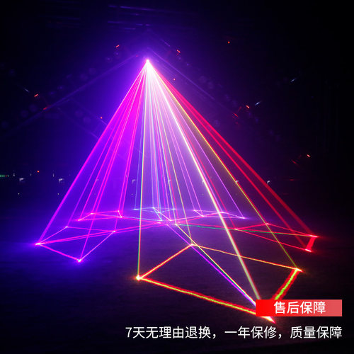 ktv闪光灯家用声控蹦迪灯酒吧氛围灯动感单车全彩激光灯舞台灯光 - 图2